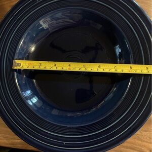 Four FiestaWare pasta plates